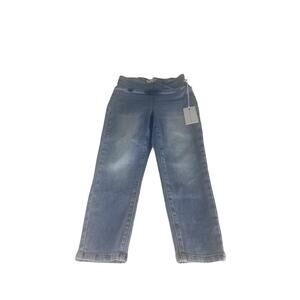NWT Women's Risen High Waist Pull on Capri Fit Jeans Size 1